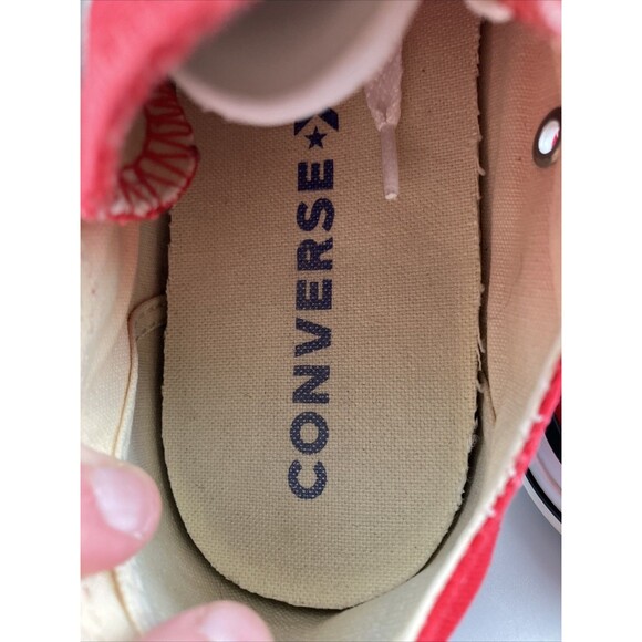 Converse Chuck Taylor Classic All Star Canvas Low Top Red - Men 7 Women 9 - Picture 8 of 11